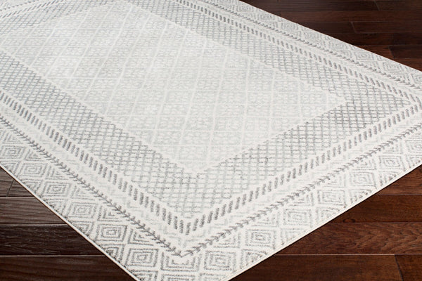 Livabliss Harput Global Inspired Turkish Machine Woven Polypropylene Rug for Entryways and Small Spaces Charcoal, Light 2' x 2'11" HAP1088-23