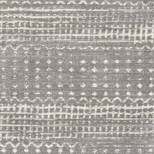 Livabliss Harput Moroccan Geometric Polypropylene Accent Rug Woven in Turkey for Entryways Charcoal, Light 2'7" x 7'3" HAP1096-2773