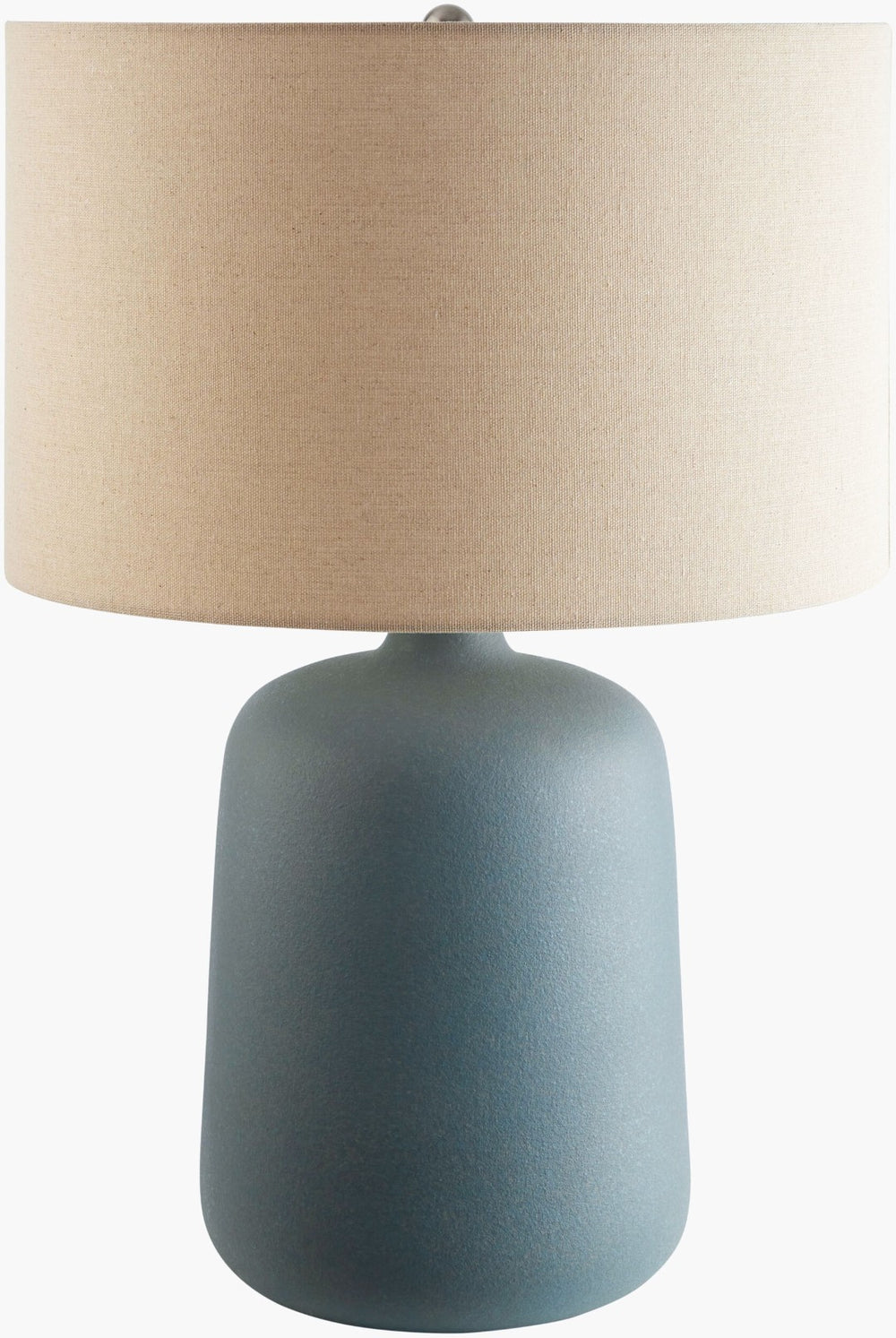 Livabliss Harmonie Ceramic Artisan Table Lamp with Linen Shade for Cottage Farmhouse Decor HAR-002