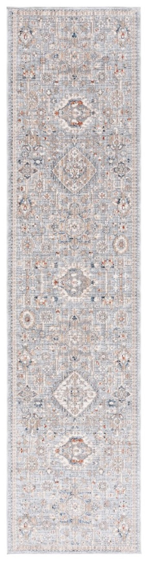 Safavieh Harlow 164 HAR164 Power Loomed  Rug Light Grey / Beige Blue HAR164F-8