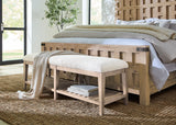 Vineyard Row Bed Bench Beige 6952-90119-80 Hooker Furniture