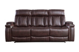 Parker House Parker Living Royce - Fantom Brown Power Reclining Sofa with Drop Down Console Fantom Brown 88% Polyester / 12% PU (W) MROY#832PH-FNB