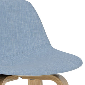 English Elm Randolph Mid-Century Modern Bentwood Counter/Bar Stools Set Of 2 - Stylish Comfort & Elegance B136P159451-GIGA