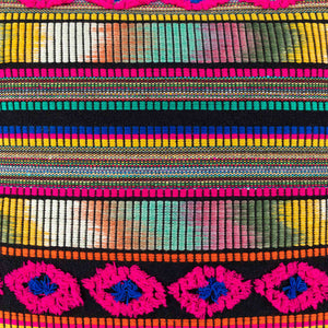 Surya Haruki 20" X 20" Global Inspired Accent Pillow - Elegant, Durable Home Decor For Eclectic Charm Black Acrylic,Cotton,Cotton Hau001-2020d