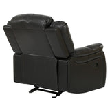 Christopher Knight Home® Noble House Classic Design, Black Berry Pu Upholstery, Glider Recliner