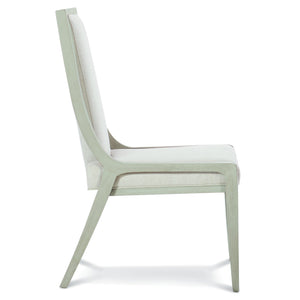 Bernhardt Bernhardt Curved Axiom Side Chair — Linear Gray Frame, Neutral Upholstery, Ergonomic Transitional Design 381565