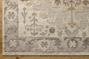 Hadiya HAY-2300 9' x 12' Handmade Rug HAY2300-912  Slate Grey Taupe, Ash, Grey, Camel Surya