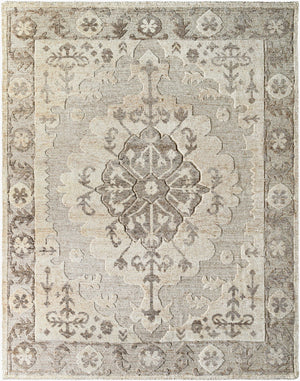 Surya Hadiya Handmade Wool Rug 2' X 3' - Timeless Classic Design, Durable & Soft For Home Décor Elegance Taupe Wool Hay2300-23