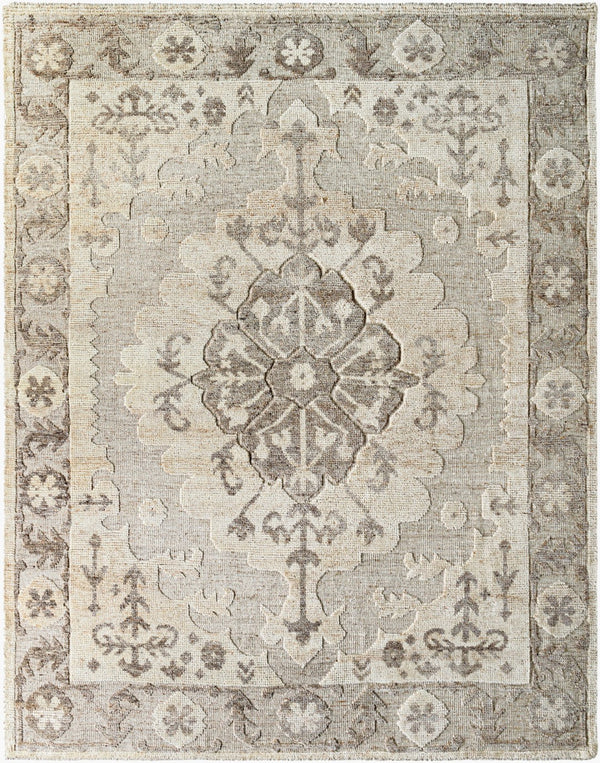 Surya Hadiya Handmade Wool Rug 2' X 3' - Timeless Classic Design, Durable & Soft For Home Décor Elegance Taupe Wool Hay2300-23
