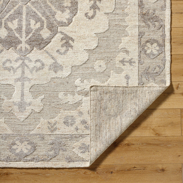 Hadiya HAY-2300 9' x 12' Handmade Rug HAY2300-912  Slate Grey Taupe, Ash, Grey, Camel Surya
