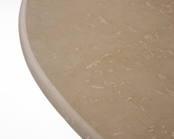 VIG Furniture Modrest Hayden - Modern Marble + Wood Round Dining Table VGBR-SBA-4788