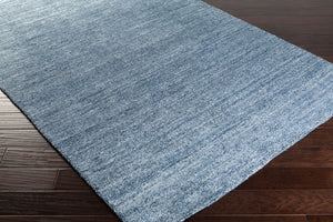 Surya Haize Haz-6002 Premium 2' X 3' Hand-knotted Viscose Rug – Modern Decor, Durable & Easy To Clean! Blue Viscose Haz6007-58