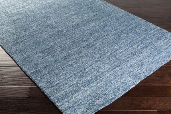 Surya Haize Haz-6002 Premium 2' X 3' Hand-knotted Viscose Rug – Modern Decor, Durable & Easy To Clean! Blue Viscose Haz6007-58