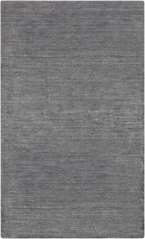 Surya Haize Haz-6002 Premium 2' X 3' Hand-knotted Viscose Rug – Modern Decor, Durable & Easy To Clean! Charcoal Viscose Haz6010-3656
