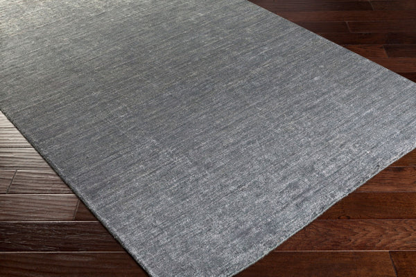 Surya Haize Haz-6002 Premium 2' X 3' Hand-knotted Viscose Rug – Modern Decor, Durable & Easy To Clean! Charcoal Viscose Haz6010-3656