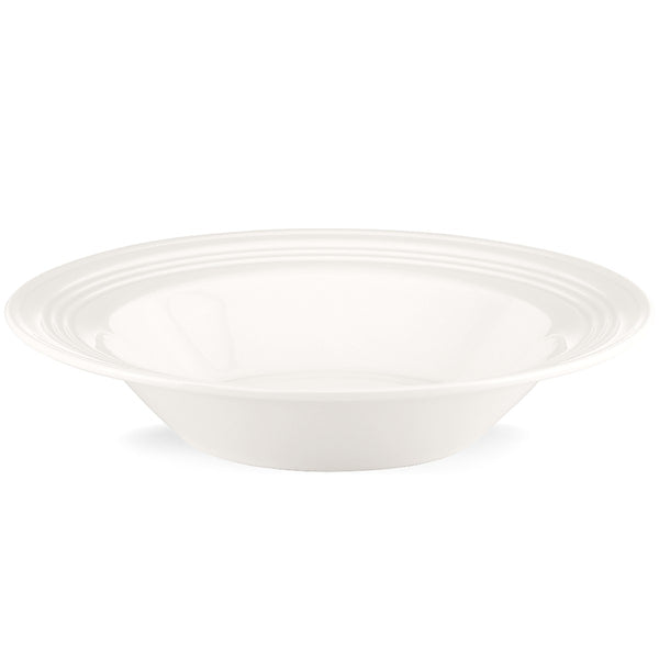 Lenox Tin Can Alley Rimmed Bowl White, WHITE PORCELAIN 6376115