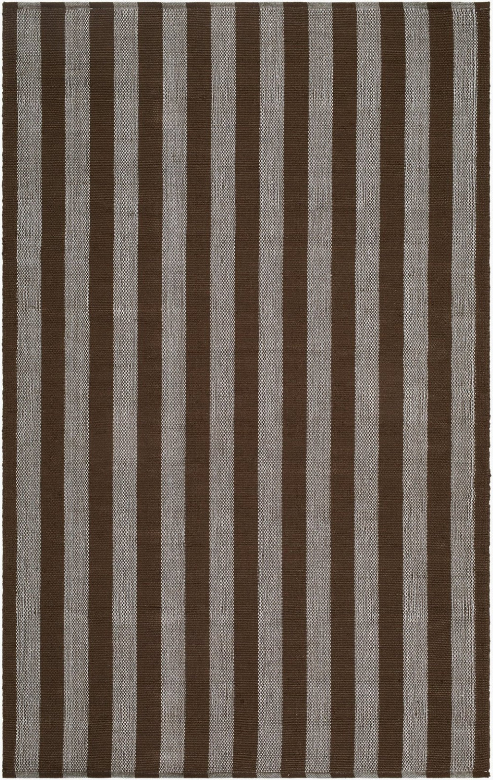 Livabliss Harbor Handwoven Recycled Pet Flatweave Rug for Entryways Patios and Coastal Spaces Chocolate, Sla 8' x 10' HBB2300-810