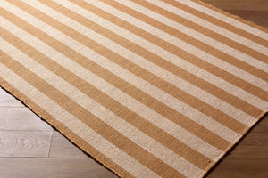 Livabliss Harbor Handwoven Flatweave Rug Recycled Pet Yarn Coastal Indoor Outdoor Accent Tan, Sandstone 9' x 12' HBB2301-912