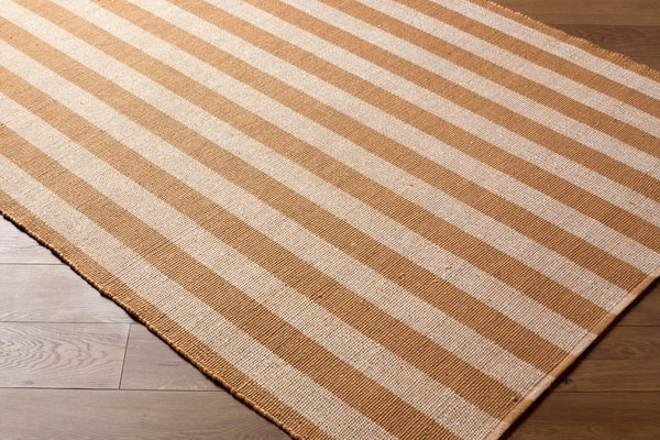 Livabliss Harbor Handwoven Flatweave Rug Recycled Pet Yarn Coastal Indoor Outdoor Accent Tan, Sandstone 9' x 12' HBB2301-912