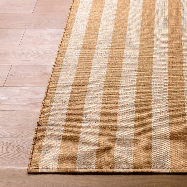 Livabliss Harbor Handwoven Flatweave Rug Recycled Pet Yarn Coastal Indoor Outdoor Accent Tan, Sandstone 9' x 12' HBB2301-912