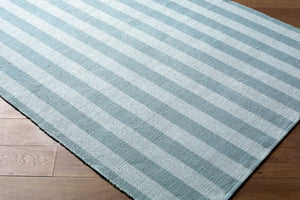 Livabliss Harbor Handwoven Recycled Pet Flatweave Rug for Coastal Entryways and Patio Spaces Slate Gray, Li 2' x 3' HBB2303-23