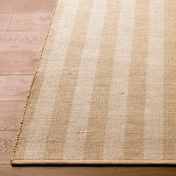 Livabliss Harbor Handwoven Recycled Pet Flatweave Rug Artisan Coastal Bohemian Indoor Outdoor Beige, Cream. 2' x 3' HBB2304-23