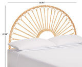 Safavieh Faris Arched Headboard XII23 Natural Jawit HBD6500A-Q