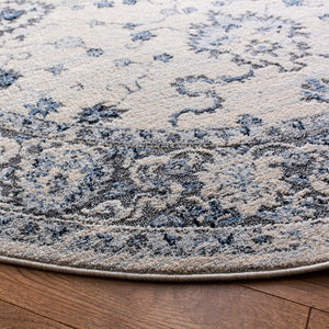 Safavieh Harbor 145 POWER LOOMED  Rug Cream / Blue HBR145A-28