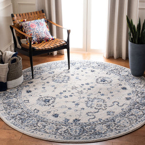 Safavieh Harbor 145 POWER LOOMED  Rug Cream / Blue HBR145A-28