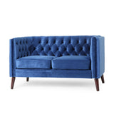 Christopher Knight Home® - Noble House - Holasek Contemporary Velvet Upholstered Tufted Loveseat