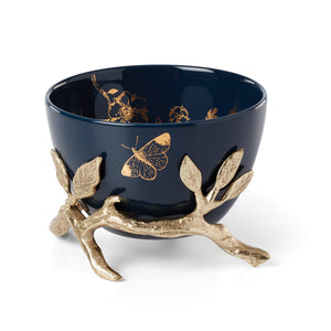Lenox Sprig & Vine Bowl Blue, NAVY METAL 890734