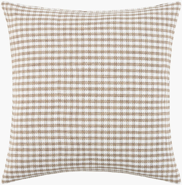 Surya Harbour Polypropylene Woven Square Accent Pillow for Indoor Outdoor Patio Use HBU002-2020