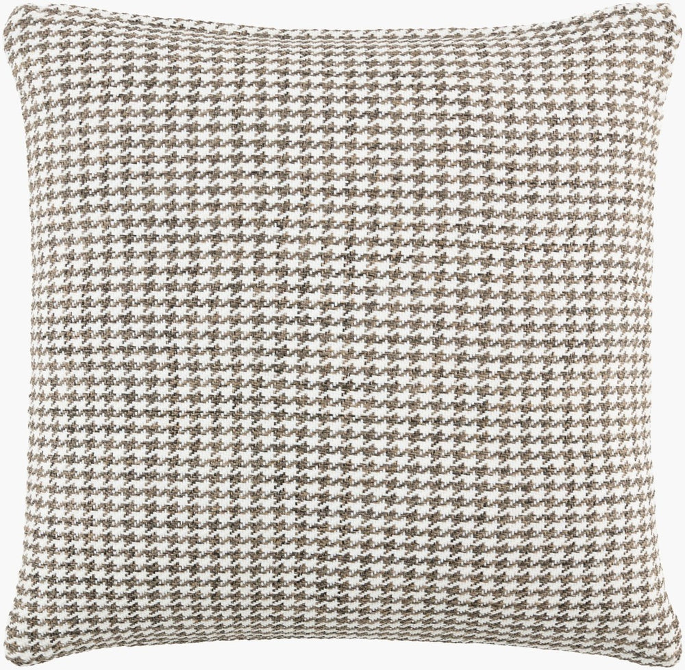 Surya Harbour Woven Polypropylene Square Accent Pillow for Indoor and Outdoor Living Spaces HBU003-1818