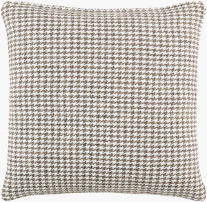 Surya Harbour Woven Polypropylene Square Accent Pillow for Indoor Outdoor Patio Sofa Use HBU003-2222