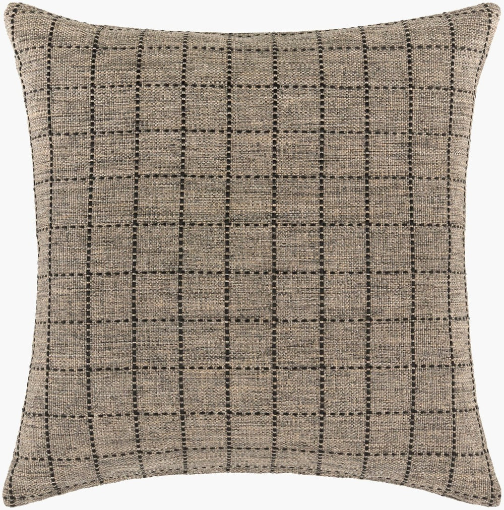 Surya Harbour Outdoor Square Accent Pillow Woven Polypropylene Patio Lounge Decor HBU004-1818P