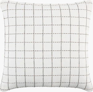 Surya Harbour Woven Polypropylene Square Outdoor Accent Pillow Uv Resistant Patio Decor HBU006-2222