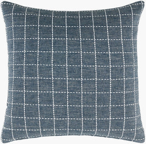 Surya Harbour Outdoor Square Accent Pillow Polypropylene Weather Resistant Patio Decor HBU009-2020D