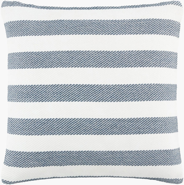 Surya Harbour Outdoor Square Accent Pillow Uv Resistant Woven Polypropylene Patio Decor HBU010-2020P