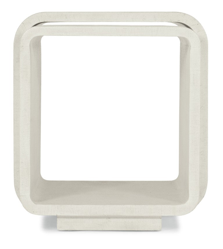 Hooker Furniture Serenity Kai Raffia Nesting End Tables — Sand Dollar Finish, Rounded Organic Shapes, Versatile Styling 6350-80113-03