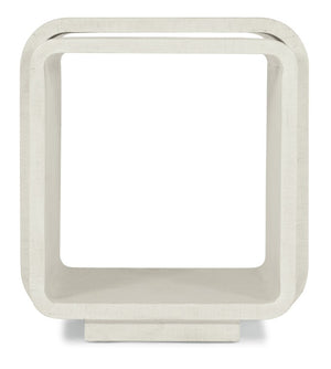 Hooker Furniture Serenity Kai Raffia Nesting End Tables — Sand Dollar Finish, Rounded Organic Shapes, Versatile Styling 6350-80113-03