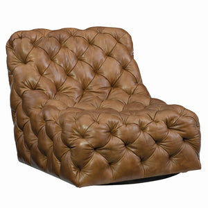 Bernhardt Rigby Leather Swivel Chair 360SLO 360SLO