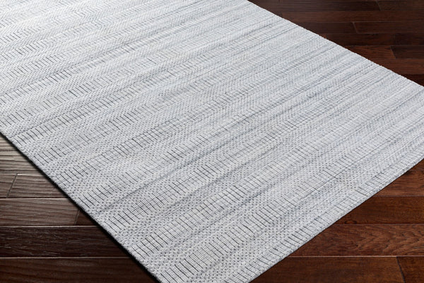 Surya Hickory Modern 2' X 3' Handmade Area Rug In Recycled Pet Yarn - Stylish, Durable, Eco-friendly Decor Light Slate Recycled Pet Yarn Hck2301-23