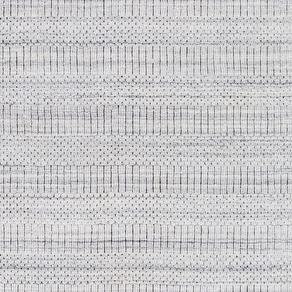 Hickory HCK-2301 9' x 12' Handmade Rug HCK2301-912  Light Slate, Gray, Charcoal, Cream Surya