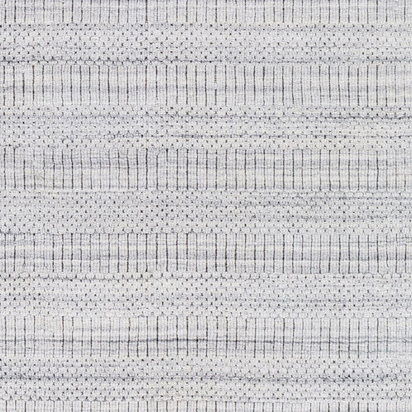 Surya Hickory Modern 2' X 3' Handmade Area Rug In Recycled Pet Yarn - Stylish, Durable, Eco-friendly Decor Light Slate Recycled Pet Yarn Hck2301-23