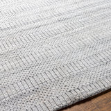 Hickory HCK-2301 9' x 12' Handmade Rug HCK2301-912  Light Slate, Gray, Charcoal, Cream Surya