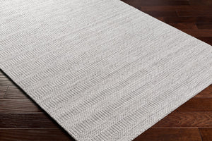 Surya Hickory Modern 2' X 3' Handmade Area Rug In Recycled Pet Yarn - Stylish, Durable, Eco-friendly Decor Light Beige Recycled Pet Yarn Hck2302-268