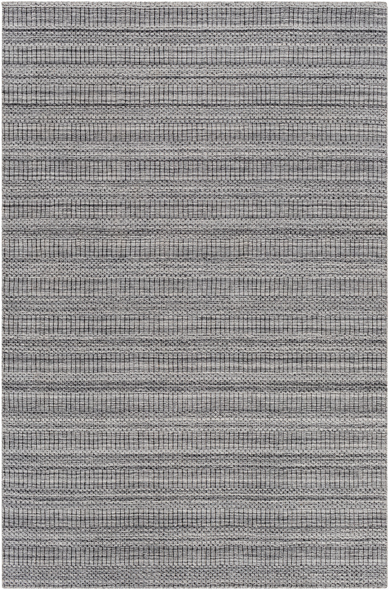 Hickory HCK-2303 9' x 12' Handmade Rug HCK2303-912  Gray, Charcoal, Light Slate, Cream Surya