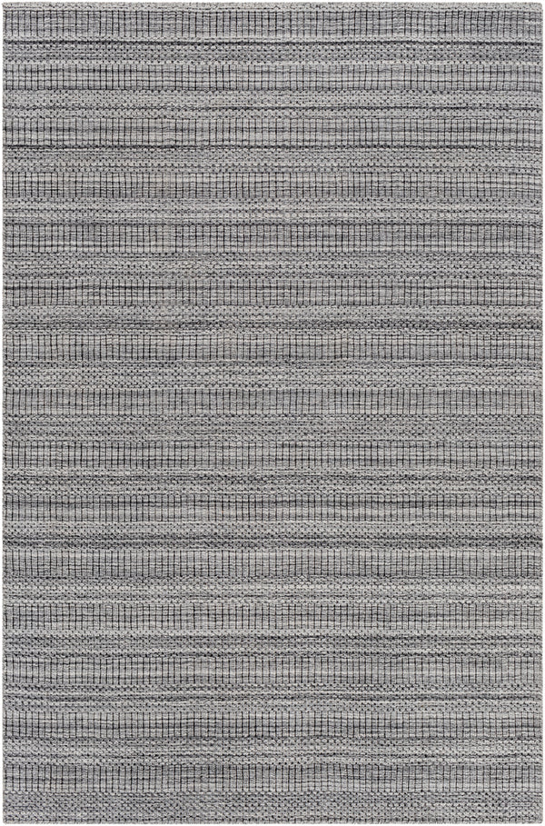 Hickory HCK-2303 9' x 12' Handmade Rug HCK2303-912  Gray, Charcoal, Light Slate, Cream Surya