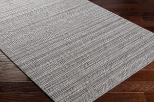 Surya Hickory Modern 2' X 3' Handmade Area Rug In Recycled Pet Yarn - Stylish, Durable, Eco-friendly Decor Gray Recycled Pet Yarn Hck2303-23