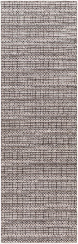 Surya Hickory Modern 2' X 3' Handmade Area Rug In Recycled Pet Yarn - Stylish, Durable, Eco-friendly Decor Dark Brown Recycled Pet Yarn Hck2304-268
